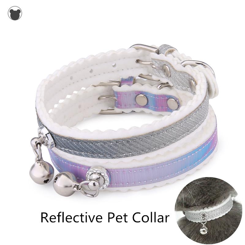 

Pet collar reflective pet bell collar adjustable size suitable for cats Small and medium-sized dogs supplies 2020NEW