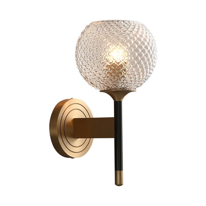 

Lustre Wall Lamp Art Decoration Bronze Bedroom Wall Lights E14 6W 220v 110V Fixtures Living Room Light Corridor Sconce