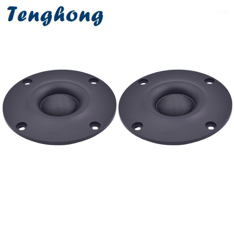 

Tenghong 2pcs 3.5 Inch Tweeter Audio Speakers 4Ohm 8Ohm 20W Silk Film Speaker 25 Cores Dome Treble Loudspeaker For Home Theater1