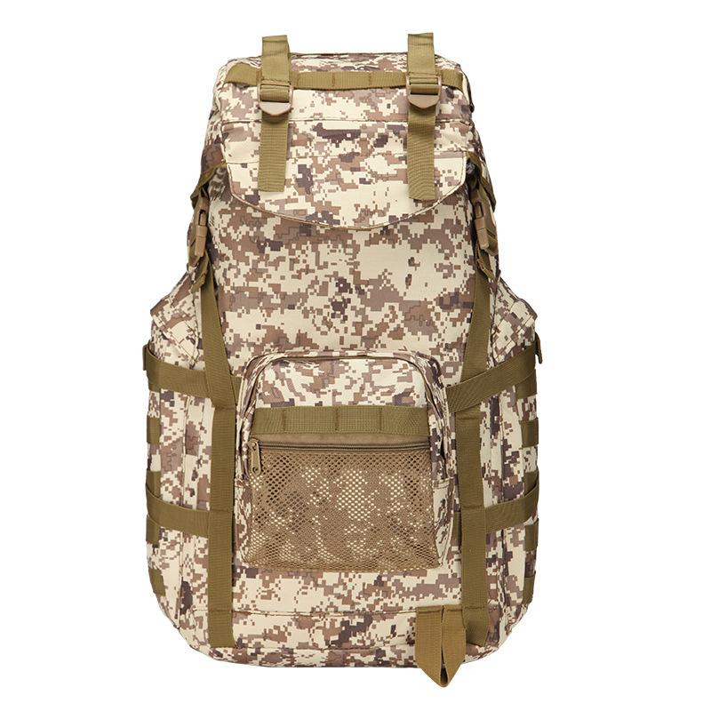 

600D Army Tactical Rucksack Bag Molle Hiking Hunting Camping Rifle Backpack Bag Climbing Bags Ourdoor Travel Backpack, Black