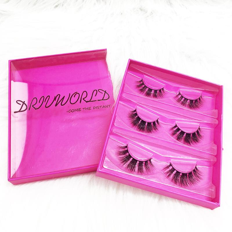 

Drivworld 2020 3Pairs 3D Mink Lashes Dramatic Mink Eyelashes False Eyelashes Make Up Silk Lashes In Bulk