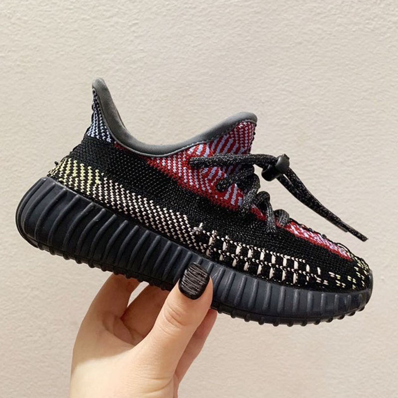 

Hot Sale Kids Shoes 700 V2 Running Shoes Reflective 700 V3 Sneaker Clay Baby Boy Girl Toddler Trainer Sneaker, Black