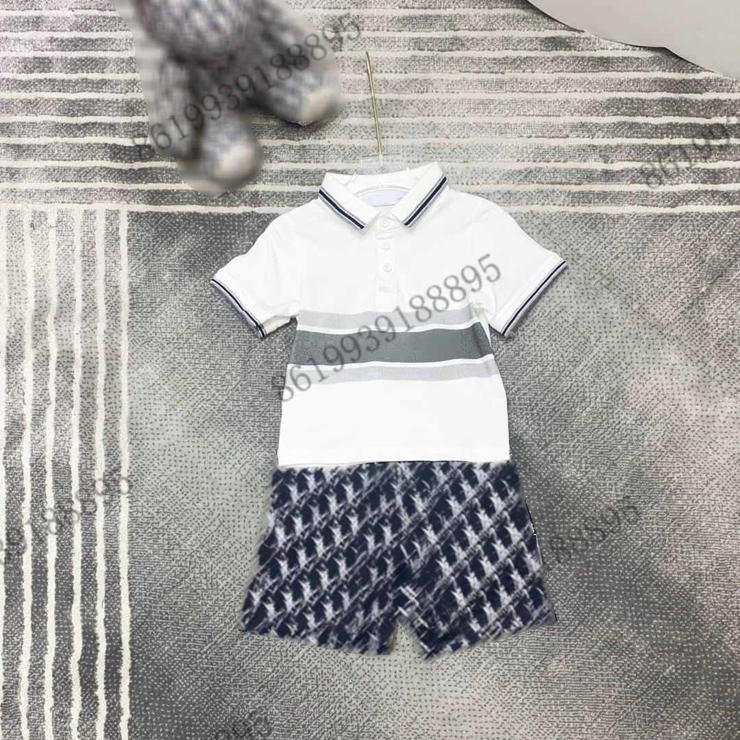 

designer kids short sleeve T-shirt + shorts Tie dyeing sets childrens suit brand girls clothing cotton pink tees size -150, Black