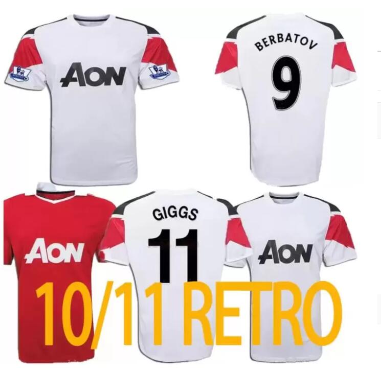 

RETRO 2011 2012 classic Vintage soccer jerseys 11 12 13 UTD CHICHARITO MAN BERBATOV NANI POGBA ANDERSON RONALDO ROONEY Giggs Ferdinand football united shirt S-2XL, Away + epl