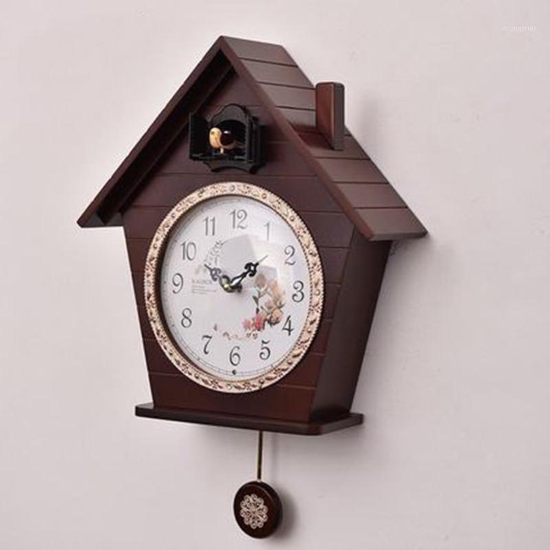 

Cute Wood Creative Wall Clock Living Room Silent Designer Wall Clocks Cuckoo Reloj Cucu Time Wanduhr Decorative Supplies 50A09831