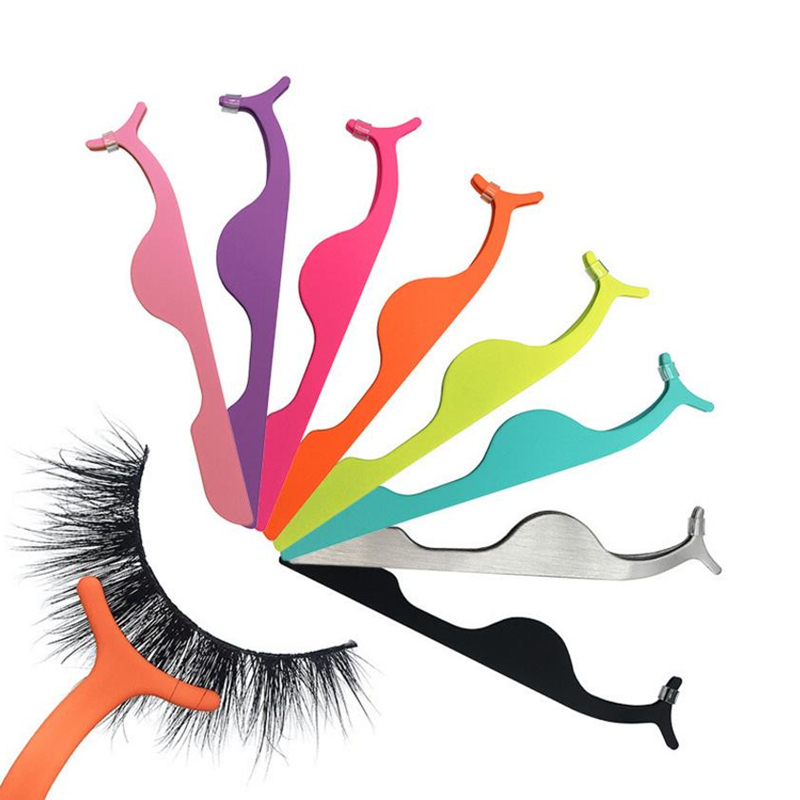 

Artificial Eyelash Clip Adjuster Eyelash Tweezers Magnet Girls Makeup Accessories Cosmetic Tool Multifunctional High Quality