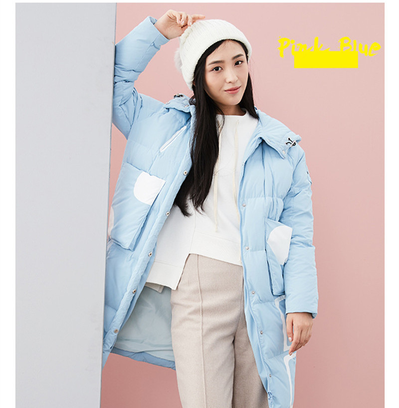 

2021 New Down Women' Jackets with Hood White Duck Winter Coat Padded Warm Parka Female Casual Jacket Mujer Wxf500 M9wu, Brown.