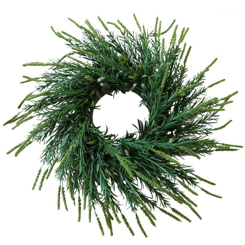 

sen xi Green Plant Setaria Viridis Wreath Decorations ou shi jiao tang1