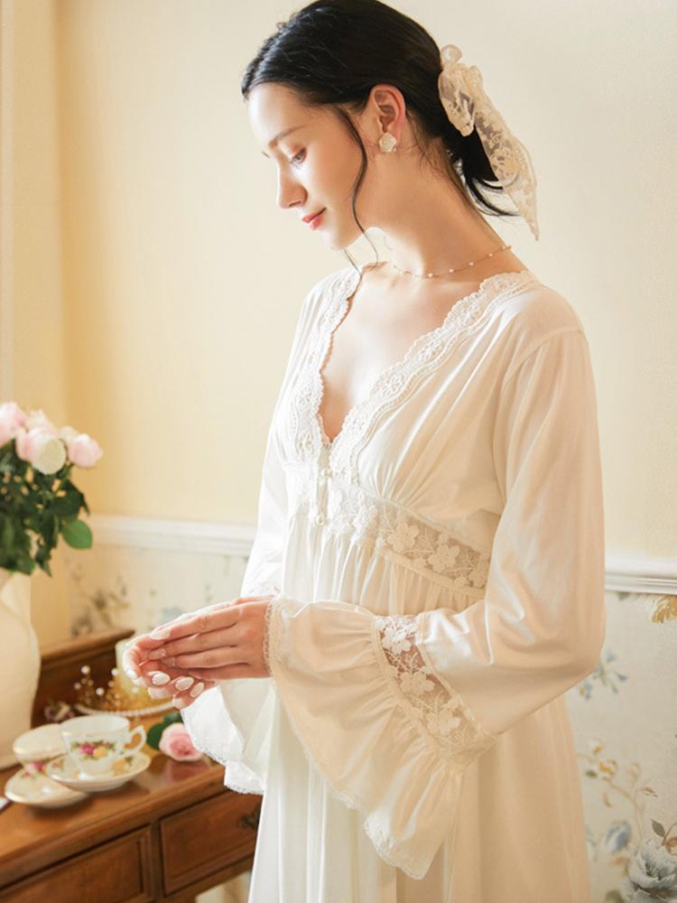 

Spring Summer Nighties Women Robe Suit Bride Wedding 2pcs Kimono Bathrobe Gown Sexy Elegant Nightdress Lady Casual Sleep Dress, Pink