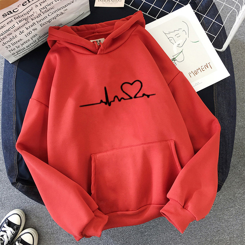 

Women's winter Hoodies full sleeve impression of large kawaii for upper woman plus size with hoodie