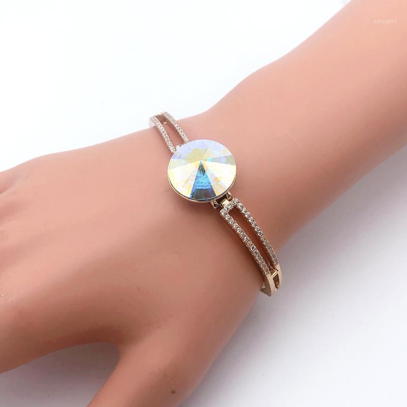 

Charm Bracelets 11.11 Sale Women Bracelet 2021 Made With Austrian Crystal For Girls Party Round Designer Trending Jewelry Christmas Bijoux G