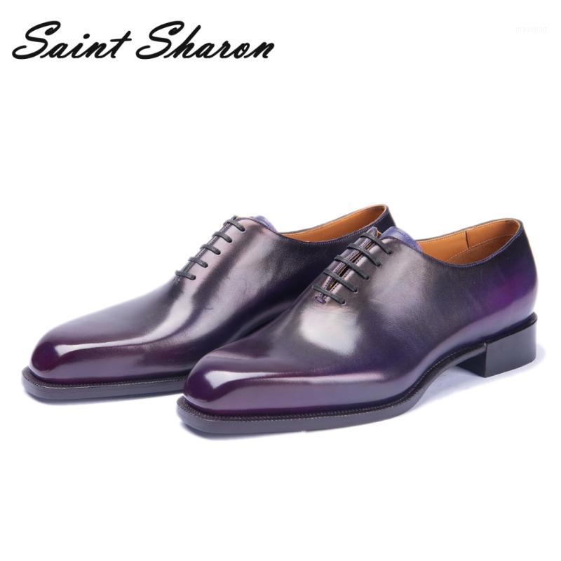 

Formal men's shoes leather Oxford shoes flat bottom lace designer office wedding high quality luxury elegant leather1, Black