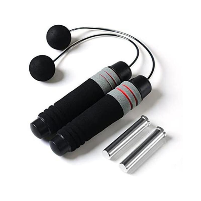 

Weighted Ropeless Jump Rope Crossfit Speed Rope for Double Unders Exercise Boxing Training Fitness Wireless Jump Indoor Gym
