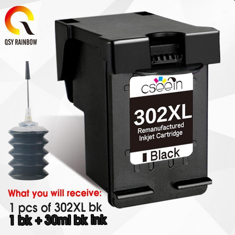 

1BK and 30ml reill ink Cartridge Replacement for 302 Ink Cartridge Deskjet 2130 printer1