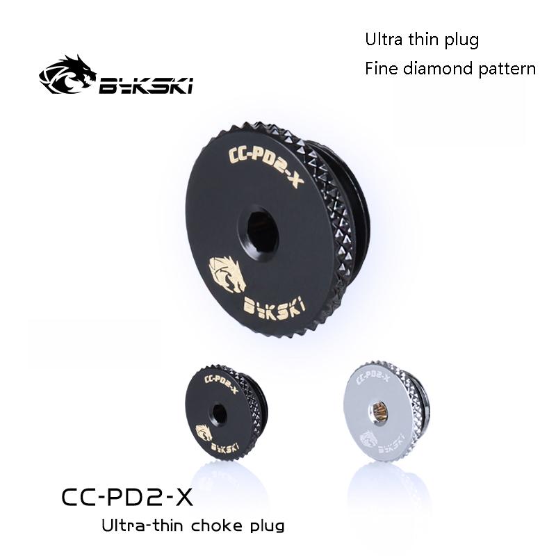 

Bykski CC-PD2-X PC Water Cooling Fittings Accessories Parts G1/4' Ultra-Thin Choke Plug 2MM