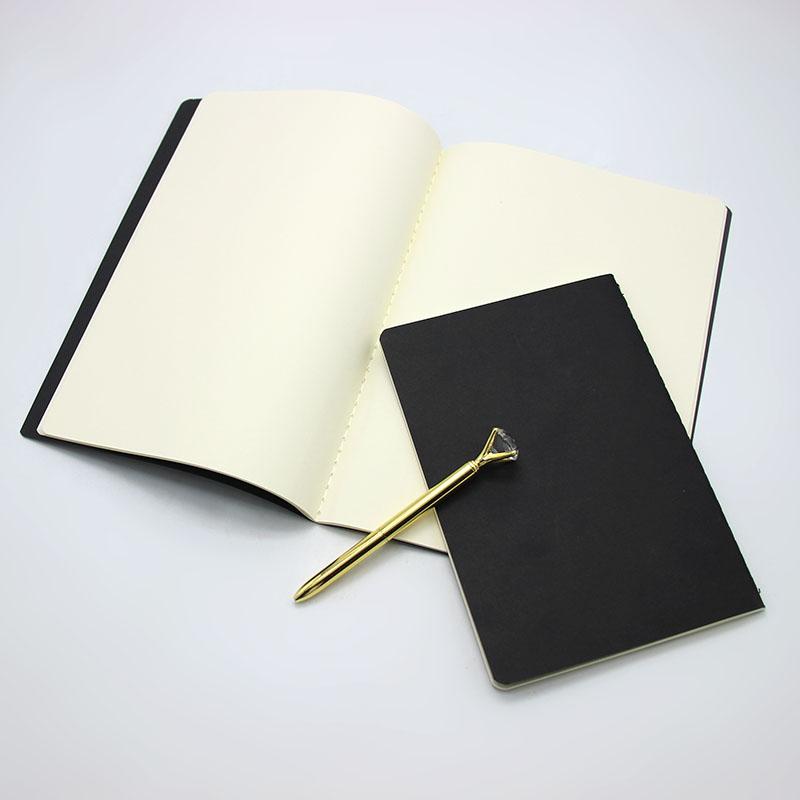 

4PCS Sketchbook for Drawing Painting Graffiti Soft Cover Beige Blank Paper Sketch Book Notebook Office School Supplies