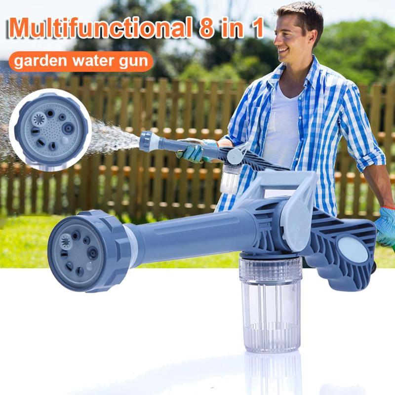 

Multifunctional Eight-in-one Foam Water Gun New Water Gun Car Washer Cleaning Tool, As pic