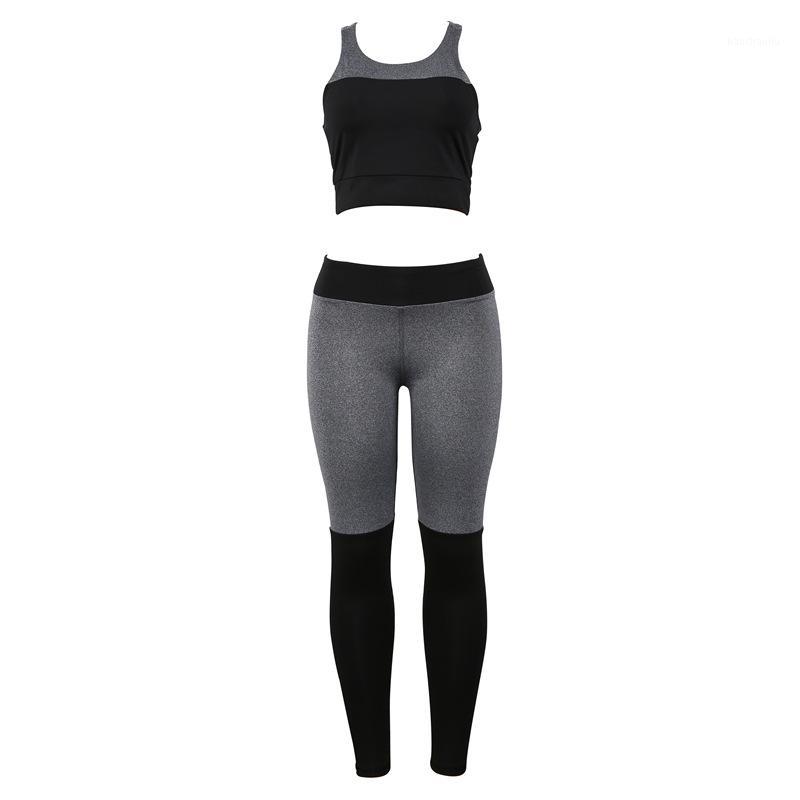 

Women Yoga Sets Quick Dry Gym Running Jumpsuit Yoga Tops Sports Bra Vest & Fitness Pants Workout Sports Women Suit Set1, 9921