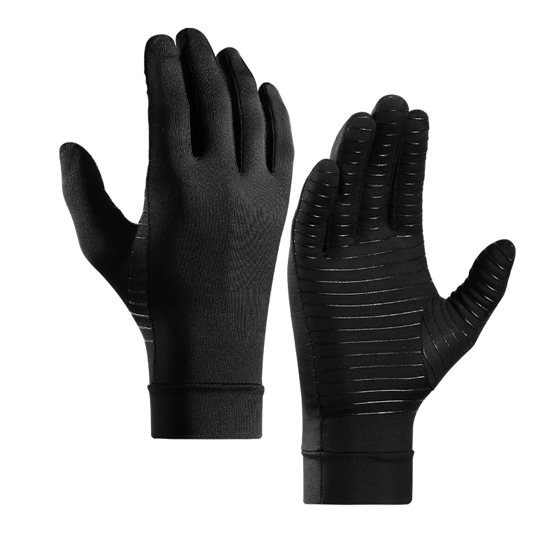 

1 Pair Arthritis Compression Gloves Women & Men For Osteoarthritis Arthritis Tendonitis Relief Hand Brace Recovery Pain Relief, Black