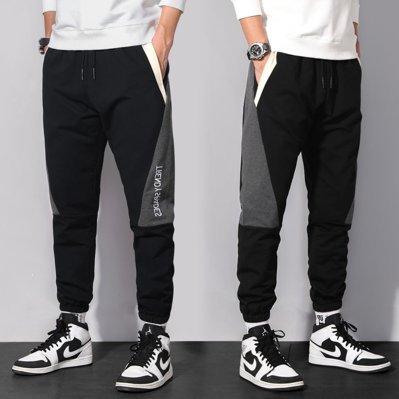 

New a 2021 Nova Listagem Calas Casuais Dos Homens Malha Solta Estudante Bonito Tendncia Moletom Camo Preto Moda Frete RNEA, K908 gray