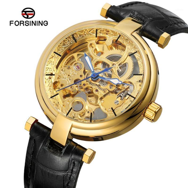 

FORSINING New Automatic Mechanical Men Wristwatch Army Sport Male Clock Top Skeleton Waterproof Man Watch1, Type 4