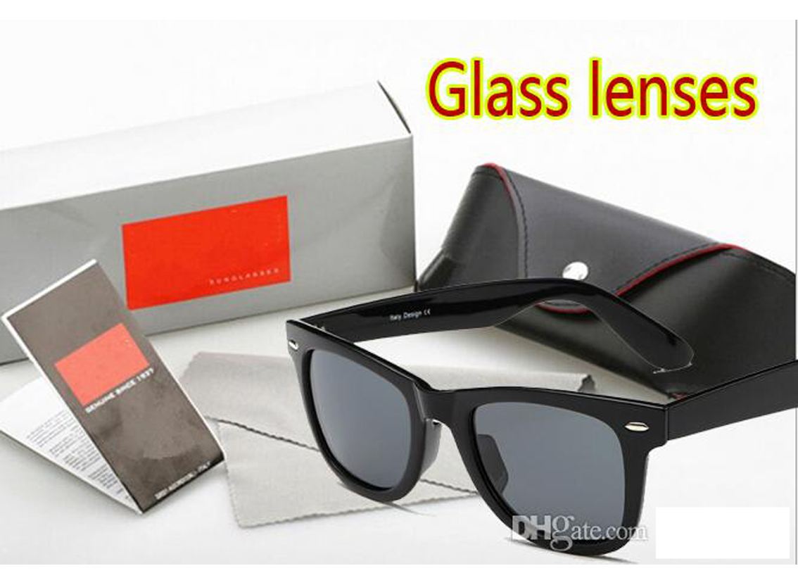 

summer men sportBeach sunglasses GLASS LENS cycling glass women Bicycle Glass driving Sun glasses with box 6colors +black case free shipping