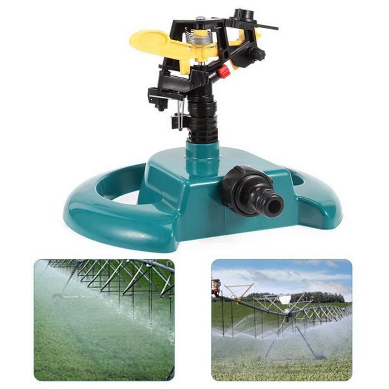 

360° Sprinkler Garden Lawn Yard Watering Irrigation Spray Head with Base #2, As pic
