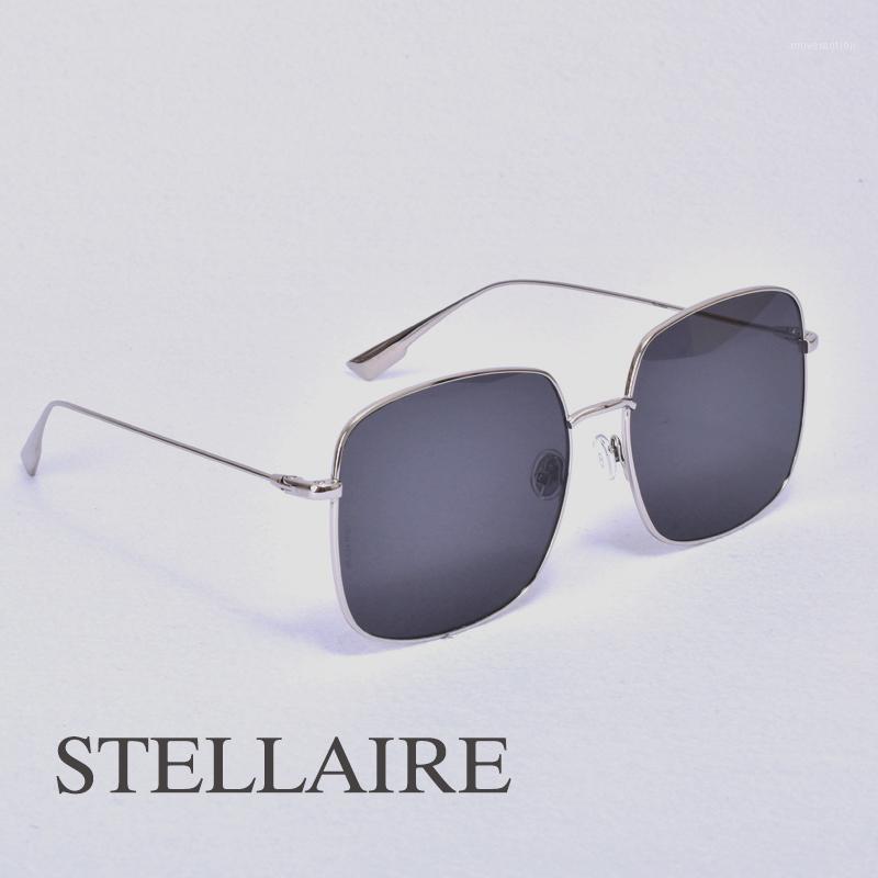 

Luxury Square Sunglasses Women Men Brand designer Metal Frame Sun Glasses Female Stellaire Polarized UV400 lens Anti blue light1