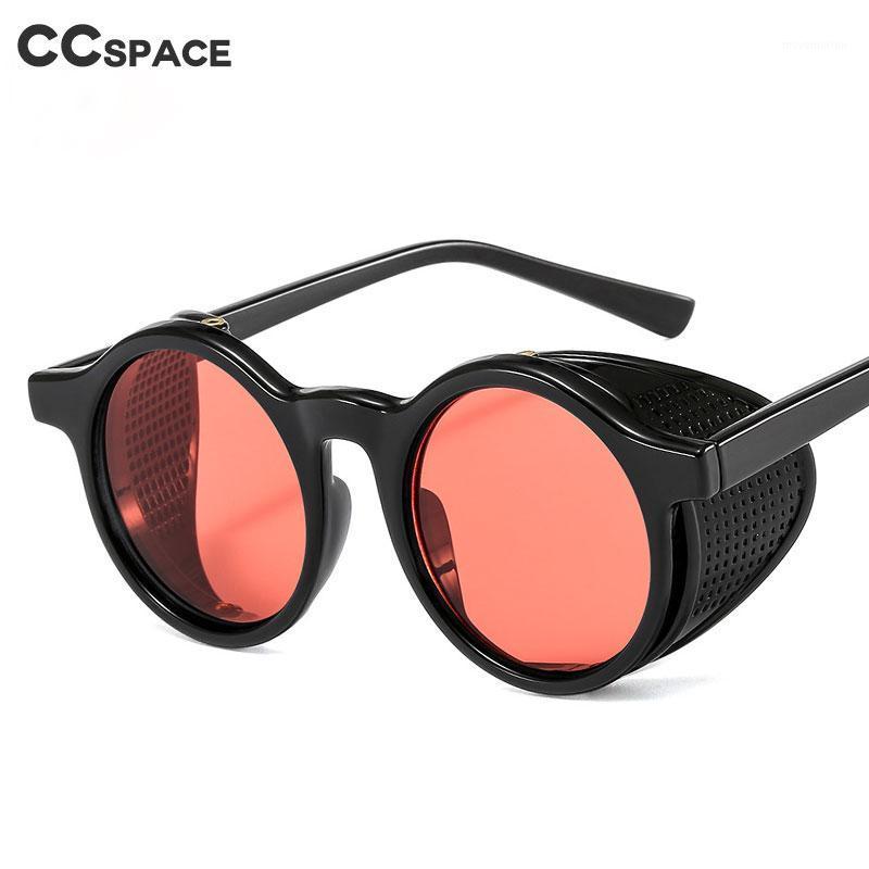

46263 Steam Punk Round Flip Sunglasses Men Women Fashion UV400 Glasses1