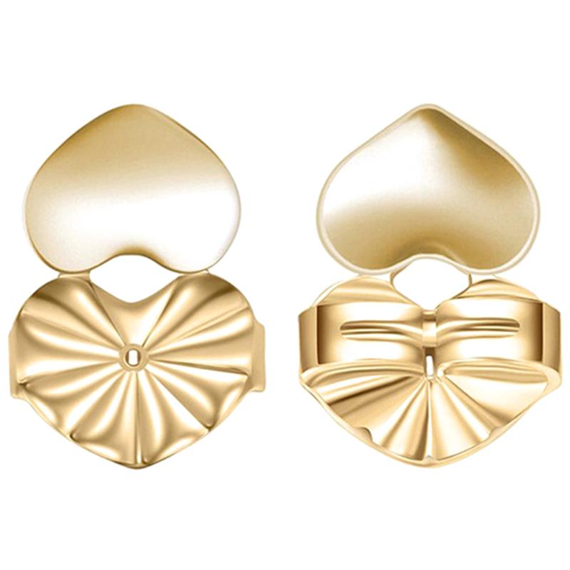 

New Magic Crown Clover Crossing Earring Lift Hypoallergenic Earring Lifts 1 Pair