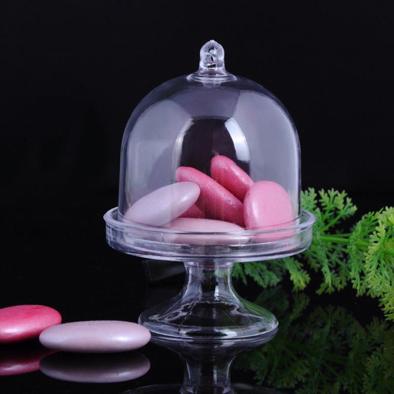 

3Pcs Candy Box Transparent Mini Cake Storage Case Wedding Party Gift Boxes 2020ing