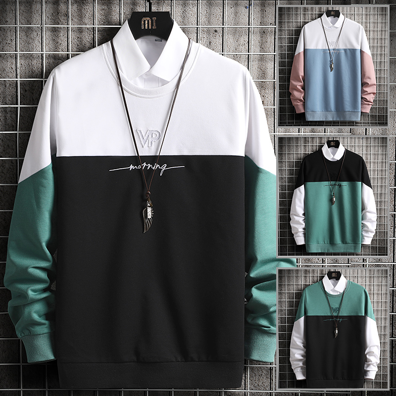 

Autumn Winter Men's Hoodies Hip Hop Fashion Trend Embroidery Long sleeve Sweatshirts Male Tops Casual Men Clothing Pullover Men, Green spell black