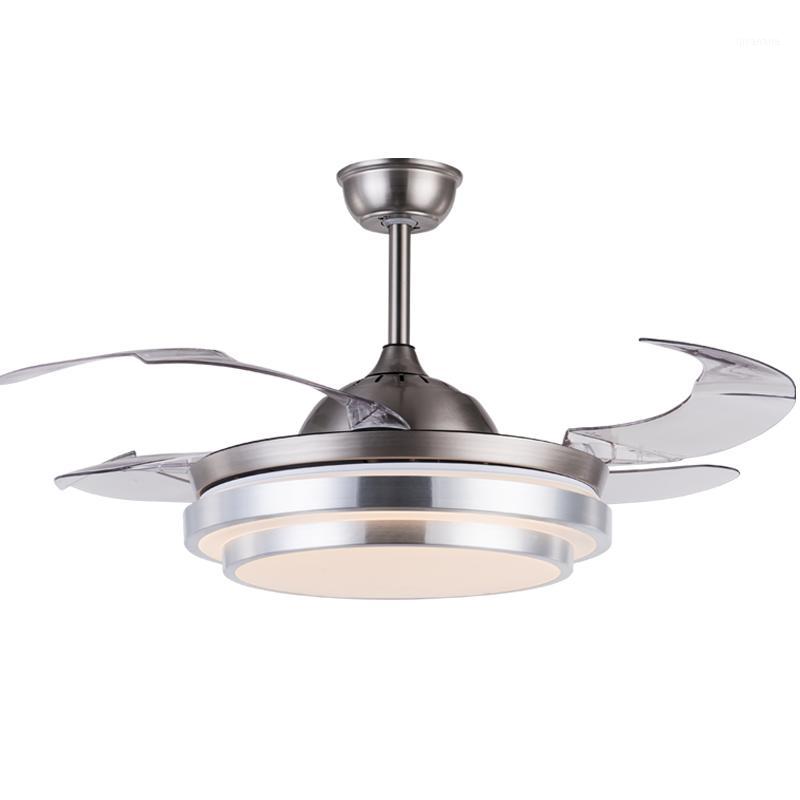 

FAN LAMP 36/42 inch 3Color Changing light invisible Modern LED ceiling fan light remote control ceiling lamp 90-230V1