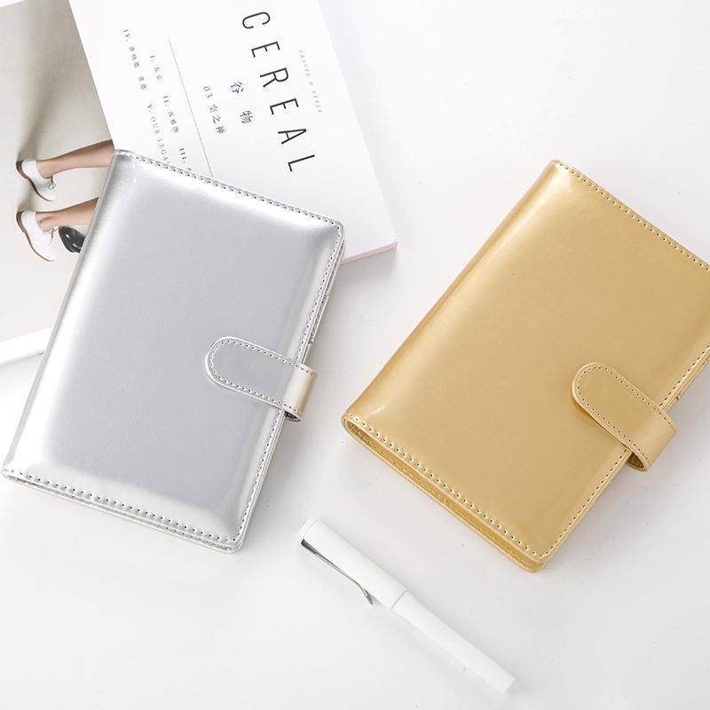 

CAGIE Fashion Glossy Series Notebook A6 Loose Leaf Notebook Creative Notepad Diary CA6H3244 1PCS1
