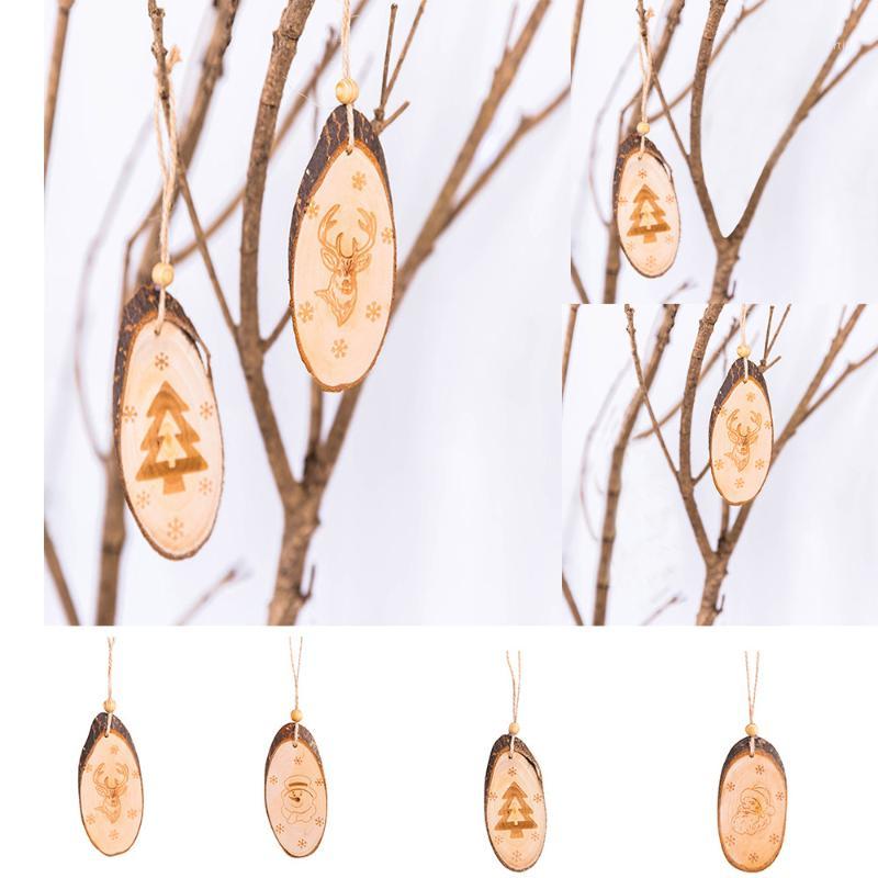 

Christmas Decor Gifts Christmas Tree Decorations Wooden Pendant Tree Ornament Party Home Hanging Decor Adornos De Navidad1