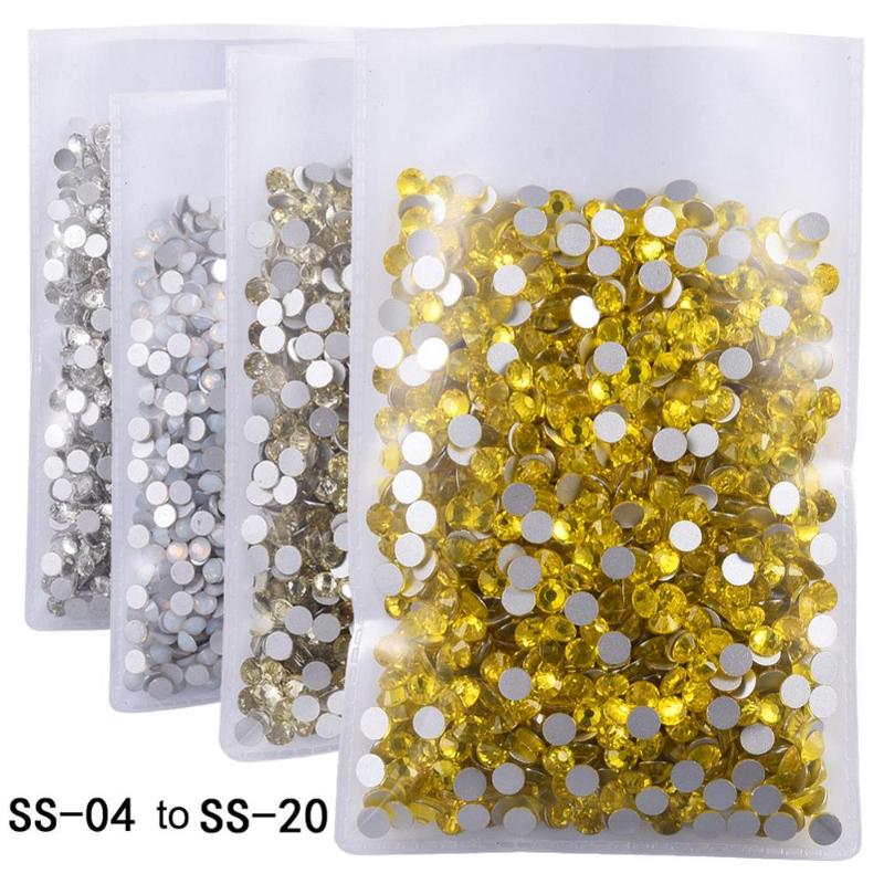 

1 Pack 1440pcs Nail Stone AB Color Crystal Rhinestones DIY Irrgular Flat Back Beads Manicure for Nails Art Decoration