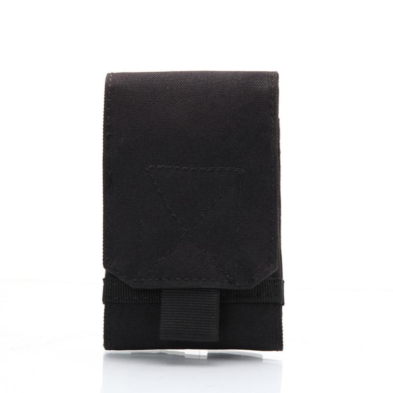

Tactical Accessories Camping Multifunction Oxford Cloth Outdoor Protective Durable Portable Camouflage Phone Bag, Black color
