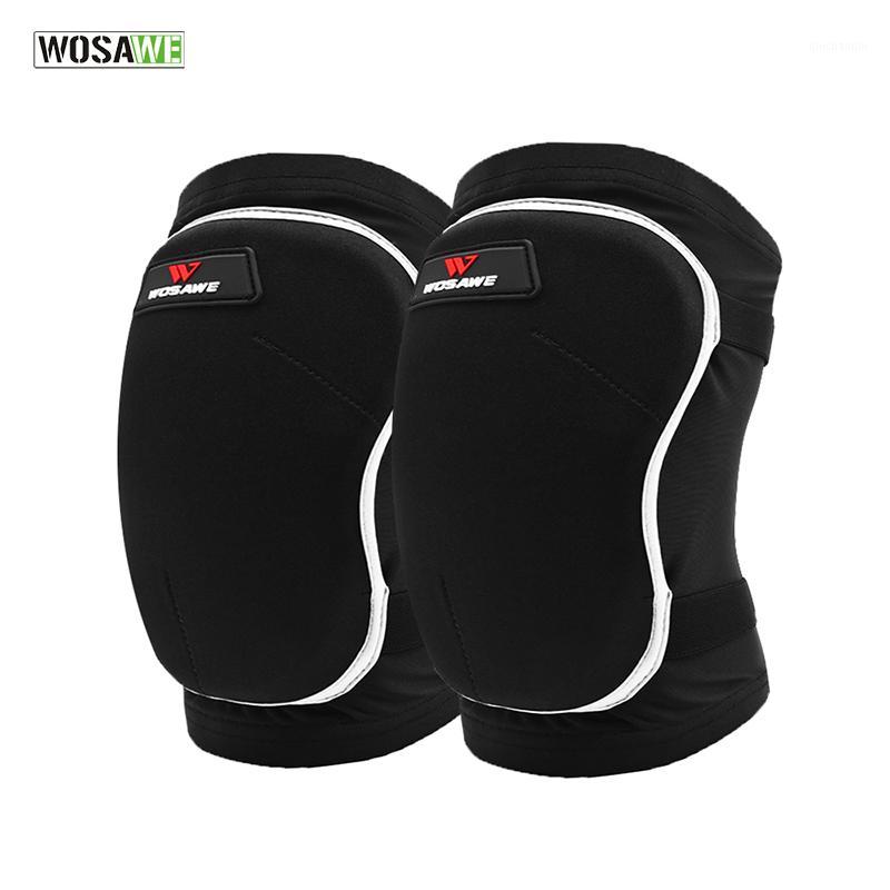 

WOSAWE Skiing Knee Protector Double Thicken EVA Snowboard Protective Gear Knee Pads For Goalkeeper Roller Skating Volleyball1, Black