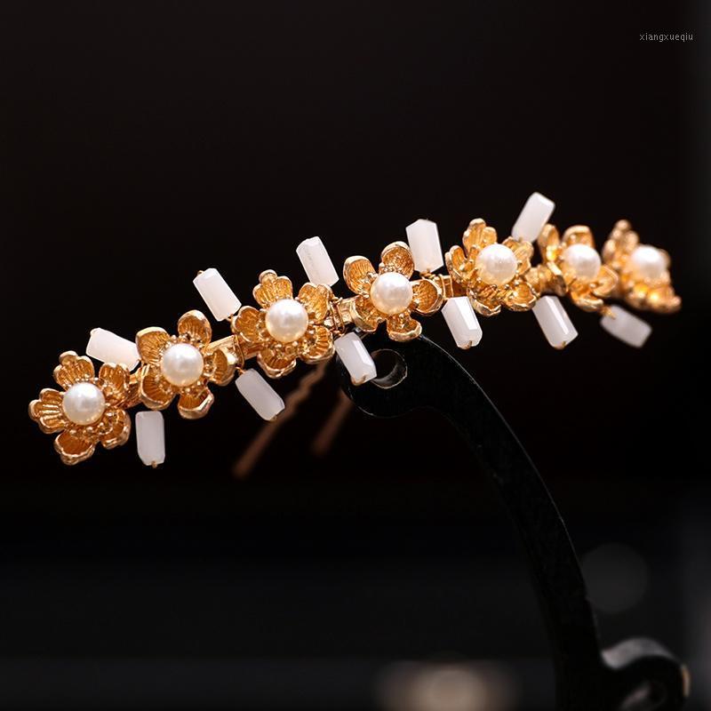 

Hair Clips & Barrettes Song Hanfu Headdress, Row, Accessories, Daily Pin, Pearl, U Pin And Long Hairpin Accessories, Golden;silver