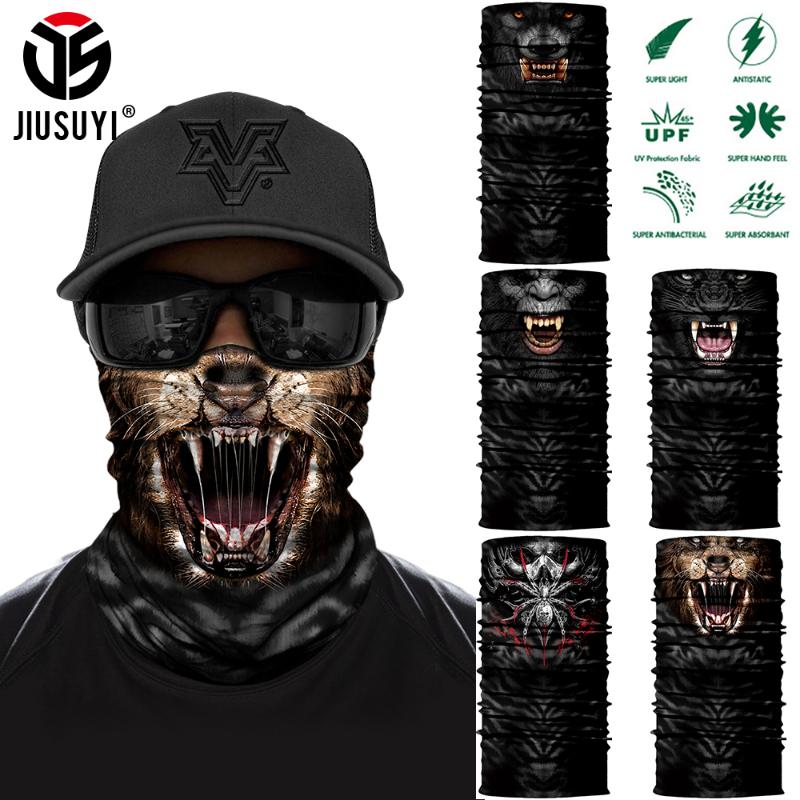 

Dinosaur Gorilla Bandana Seamless Neck Tube Ring Neck Warmer Face Cover Head Scarf Half Face Mask Snowboard Balaclava Headwear