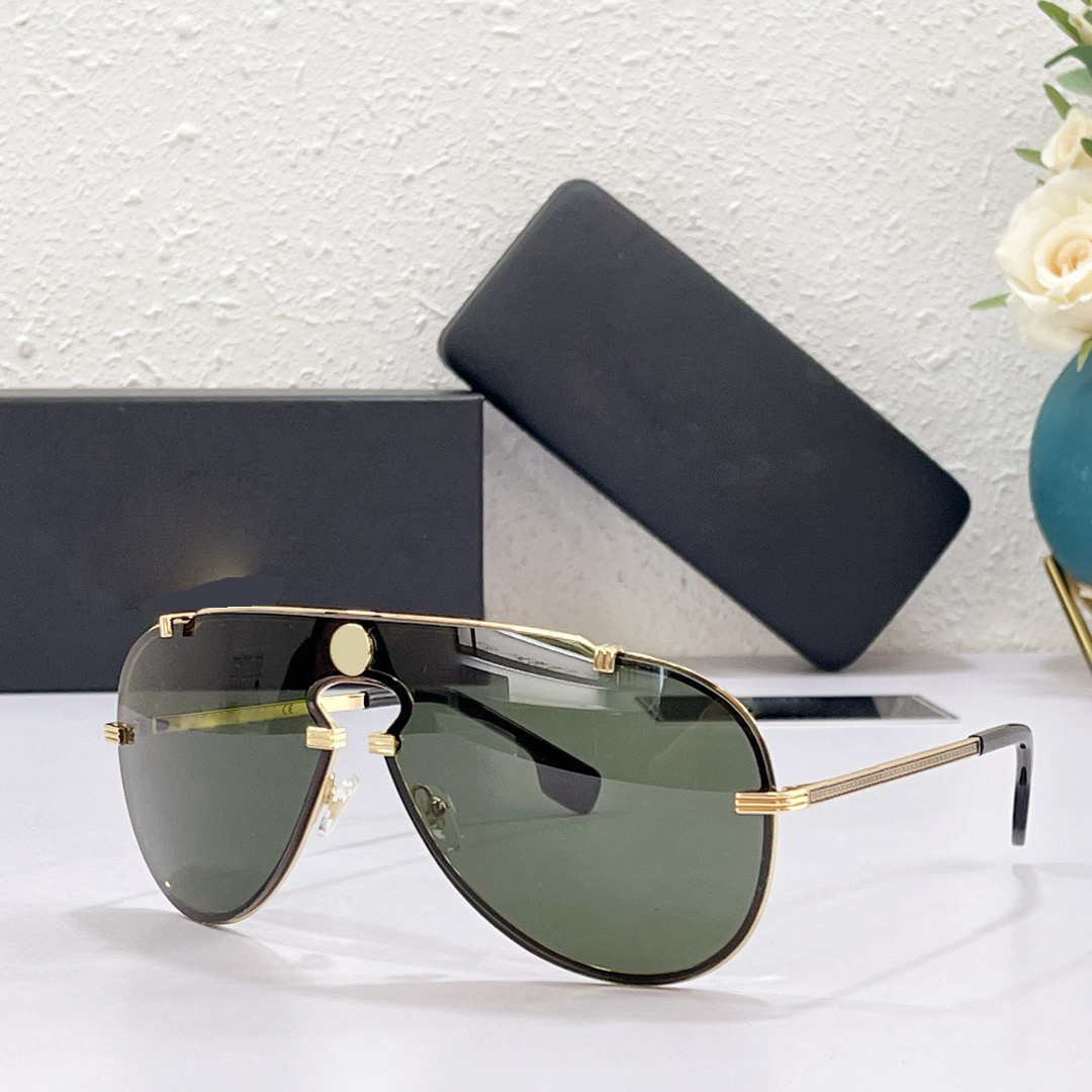 

Summer Sunglasses For Men Women 2243 Style Anti-Ultraviolet Retro Plate Oval Full Frame Fashion Eyeglasses Random Box