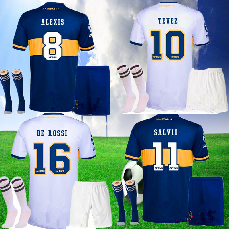 

2020 2021 kids Boca Juniors soccer Jersey Home Away Boca Juniors GAGO OSVALDO CARLITOS PEREZ DE ROSSI TEVEZ PAVON JRS, White