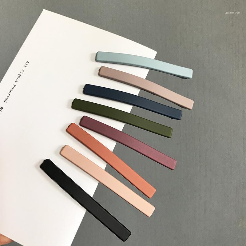 

MISANANRYNE Fashion Solid Color Hair Clips Simple Hairpins Hair Accessories for Women Girls Dropshipping New Arrivel1