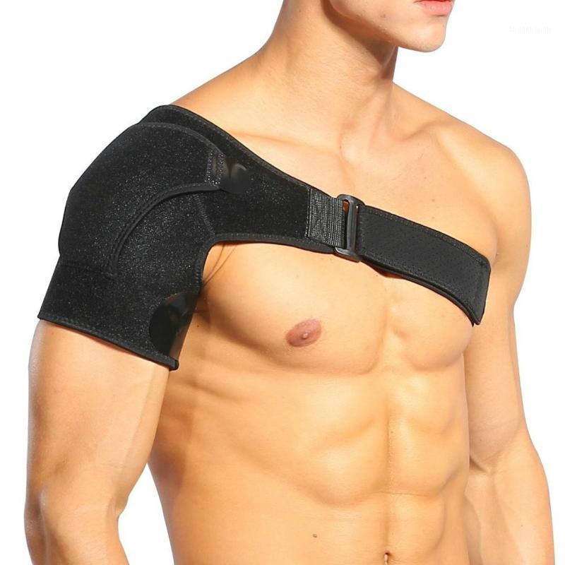 

Shoulder Brace Adjustable Shoulder Support With Pressure Pad for Prevention Sprain Soreness Tendinitis protector1, Yellow