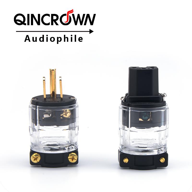 

FI-11M (Cu) / FI-11 Cu Audio Power Plug 24K Gold plated IEC Connector plug 15A/125V Hifi MATIHUR h