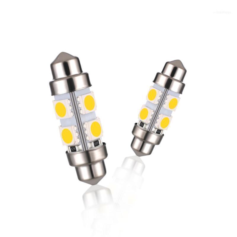 

Emergency Lights JIACHI 2PCS Car Styling Festoon C5W LED Auto Parts Interior Lamp 36mm -8 SMD For Dome Reading Bulbs White 12 Volt1