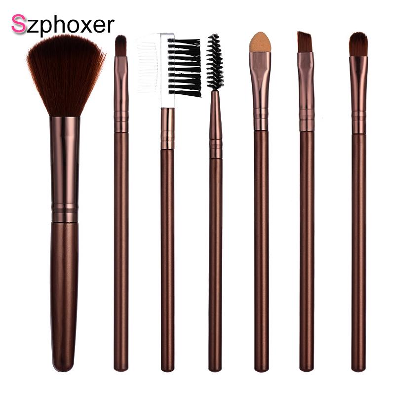 

Makeup Brushese Kit 7pcs Szphoxer Professional Cosmetic Foundation Brush Powder Concealer Eye Shadow Brushes Set Makeup Tools