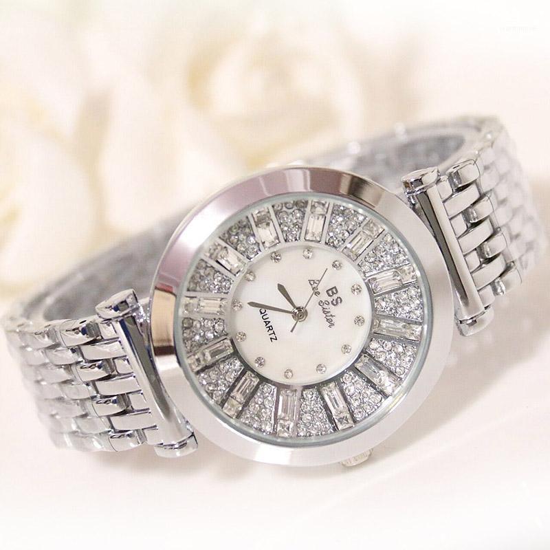 

BS bee sister Diamond Women Watches Elegant Dress Quartz Ladies Watch Women 20201, Gold