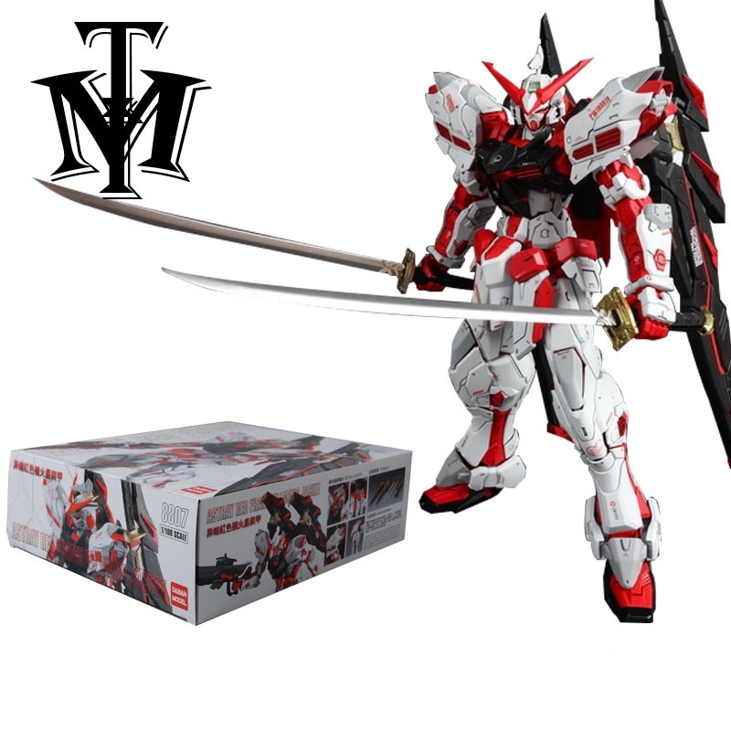 

Mobile Suit Daban Gundam Toys MG 1/100 MBF-P02M Red Seed Astray Frame W/MARS JACKET Assemble Action Figure Fighting Robot toys T200603, Hx seed astray