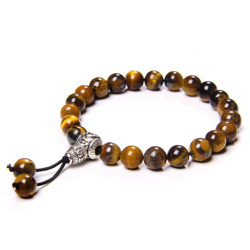 

Natural stone bracelet Tiger eye Bloodstone Sodalite beads charm Elastic bracelets men attractive Classic Jewelry gift wholesale